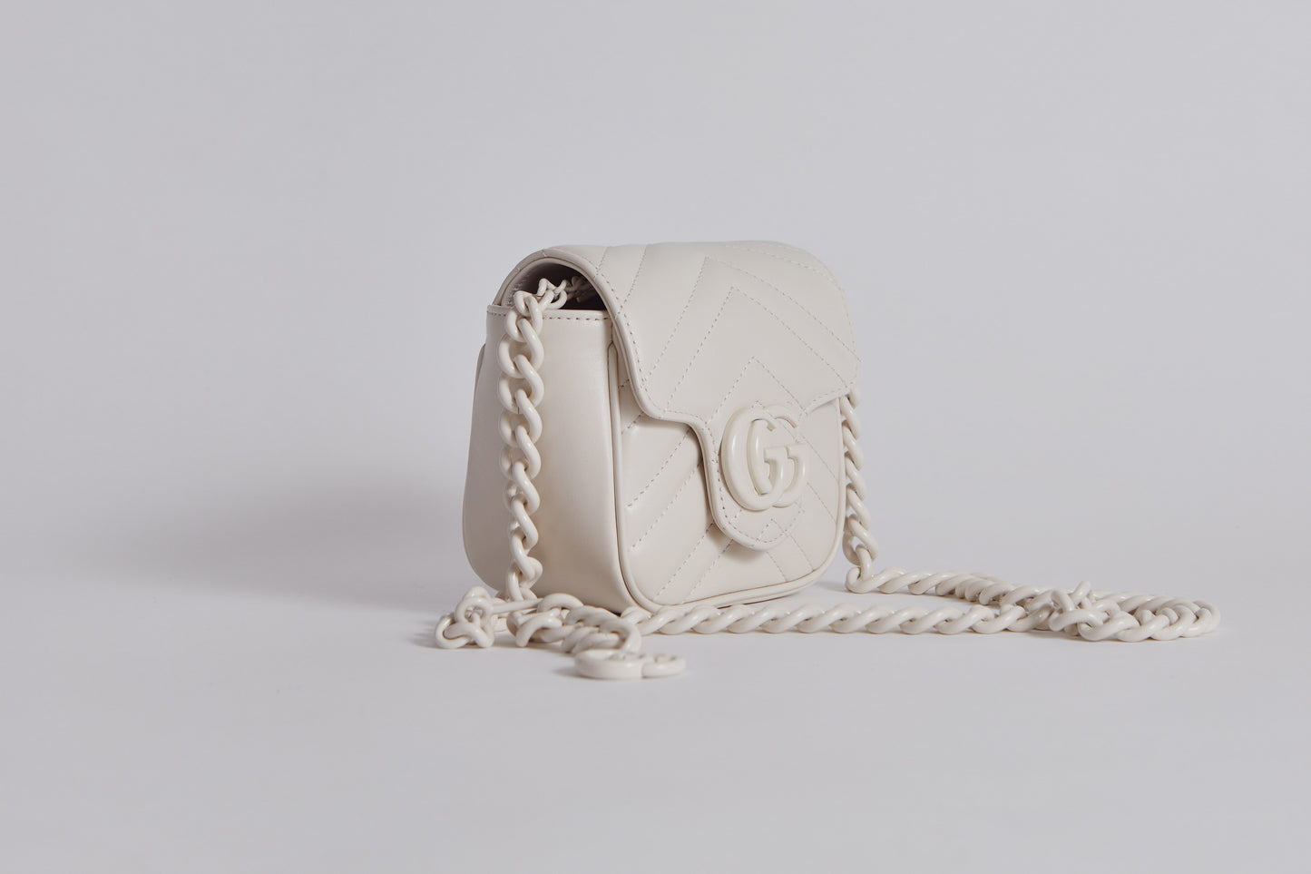 Gucci Marmont Belt Bag - Winter White