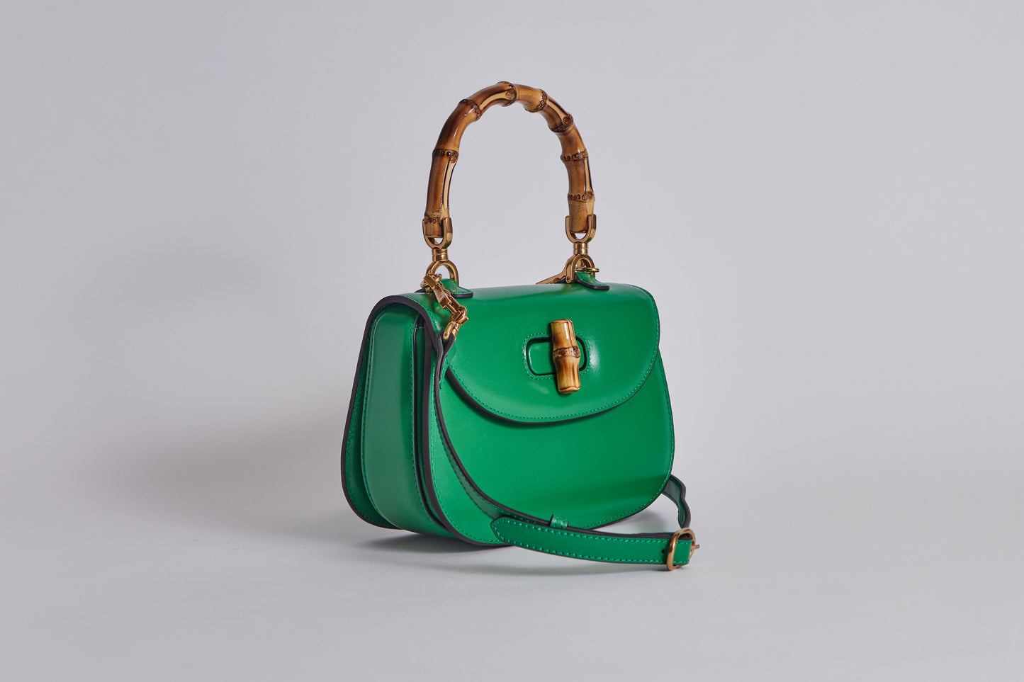 Gucci Bamboo 1947 Mini top handle bag - Green