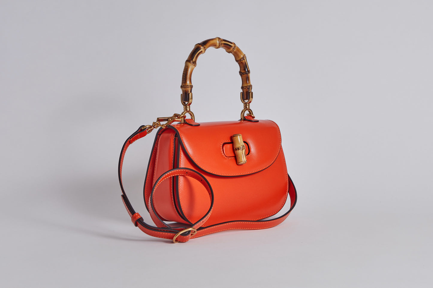 Gucci Bamboo 1947 Mini top handle bag - Orange