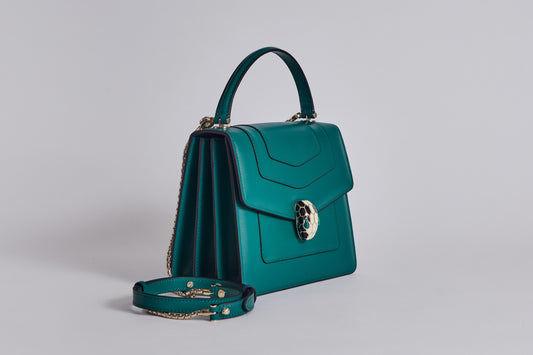 Bvlgari Serpenti forever Top Handle Bag - Green