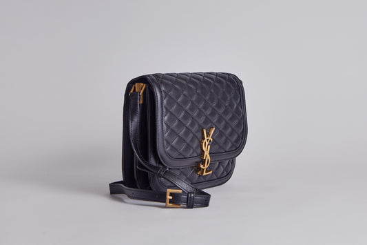 YSL - Solferino  Monogram quilted leather crossbody  bag