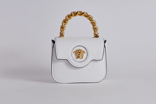 Versace - La Medusa mini bag-White