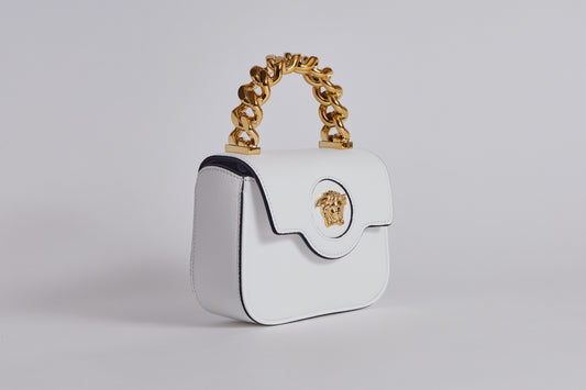 Versace - La Medusa mini bag-White