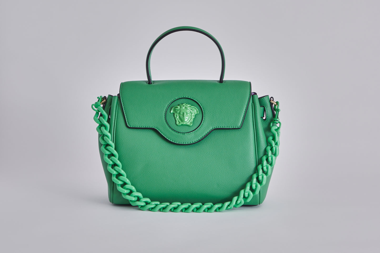 Versace La Medusa large handbag Green