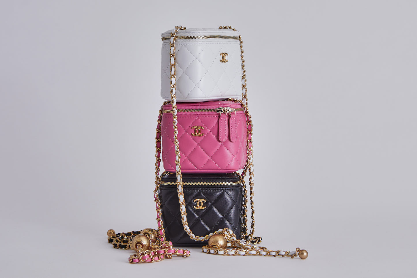Chanel Mini Black Leather Handbag