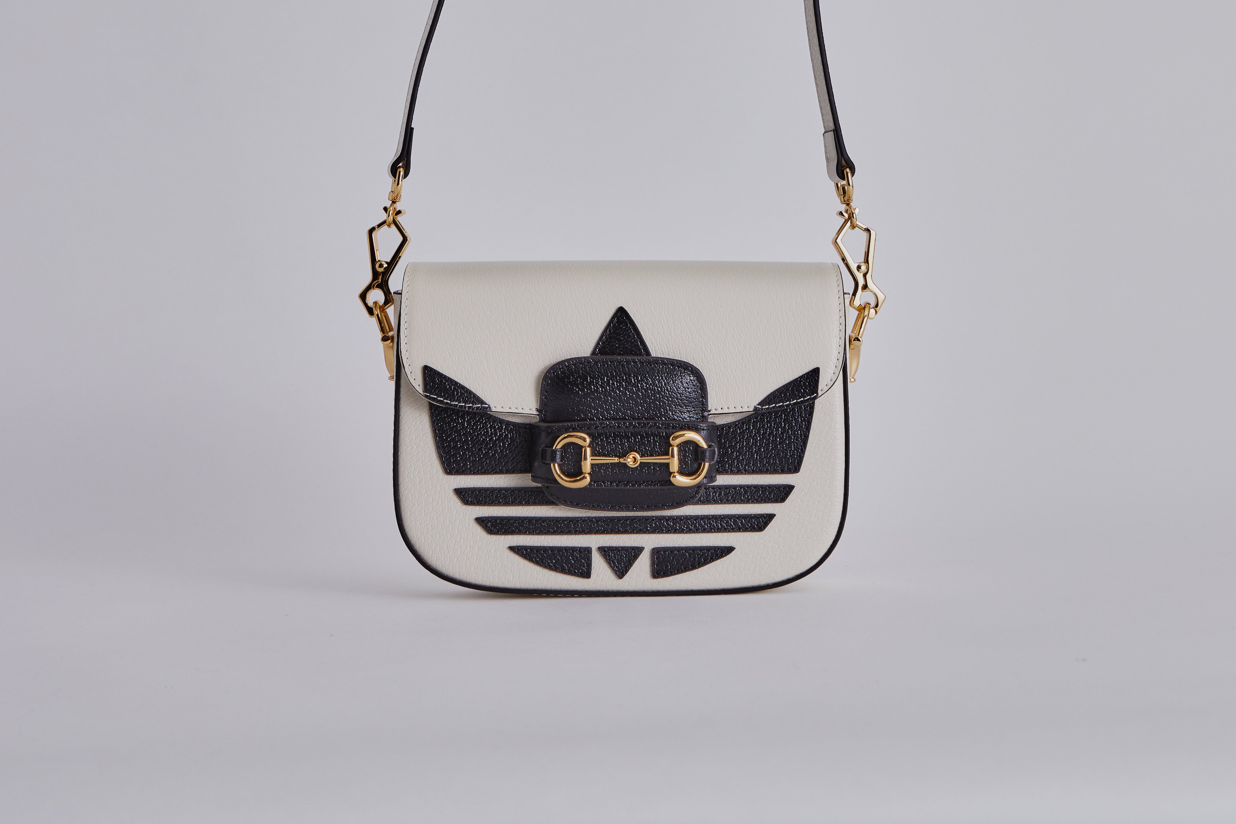 Gucci white butterfly discount bag